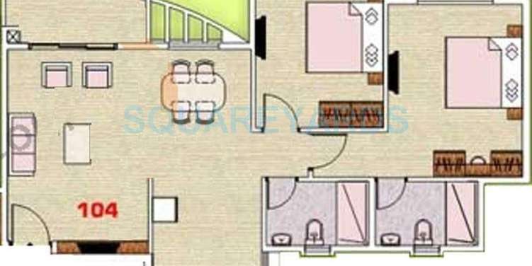 megapolis smart homes 1 apartment 2bhk 950sqft 11044