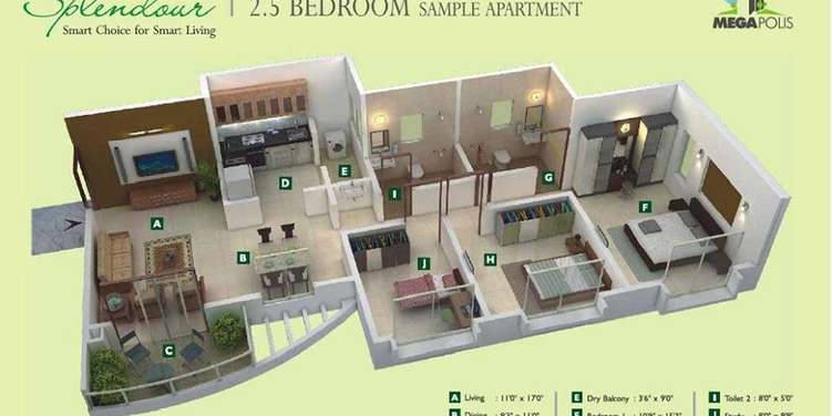 megapolis smart homes iii apartment 2 bhk 698sqft 20203813133852