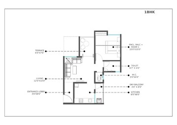  1 BHK Apartment at Menlo Homes Next, Kharadi – for Rent