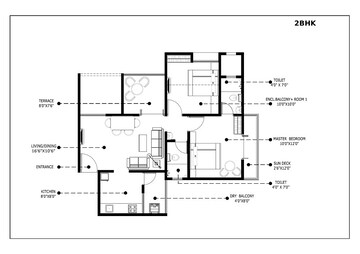  2 BHK Apartment at Menlo Homes Next, Kharadi – for Rent
