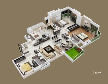  3 BHK Apartment at Metro Jazz, Baner – for Rent