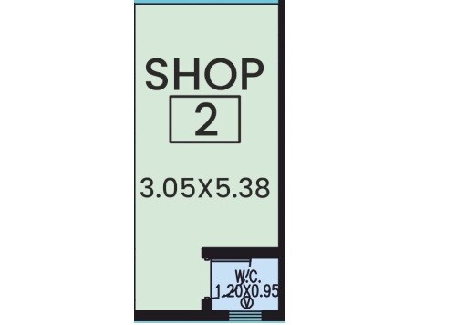 Floor plan of 111 Sq. Ft. Retail Shop in Mhalsakant Vindhya Heights, Pune