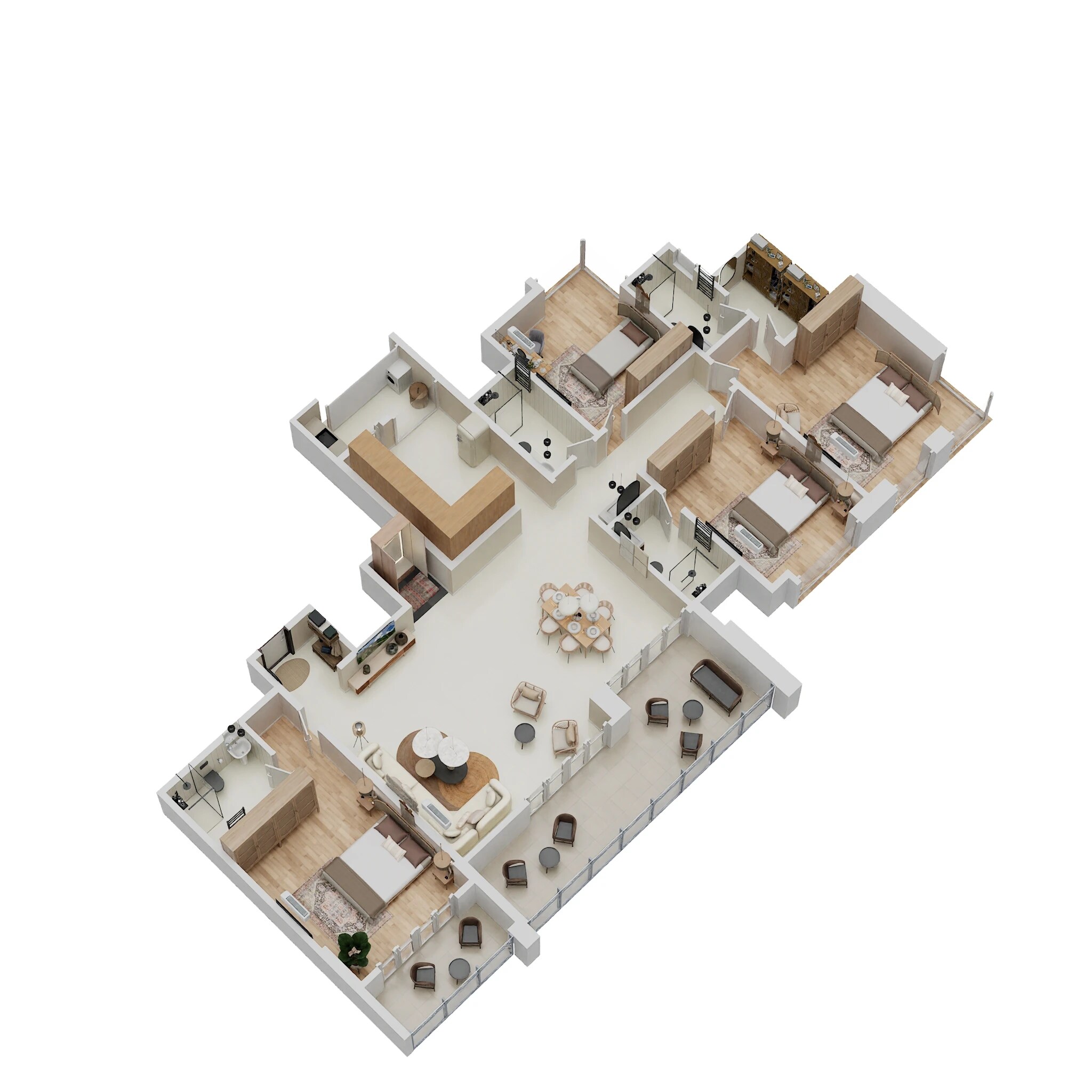 4 BHK 2082 Sq. Ft. Apartment