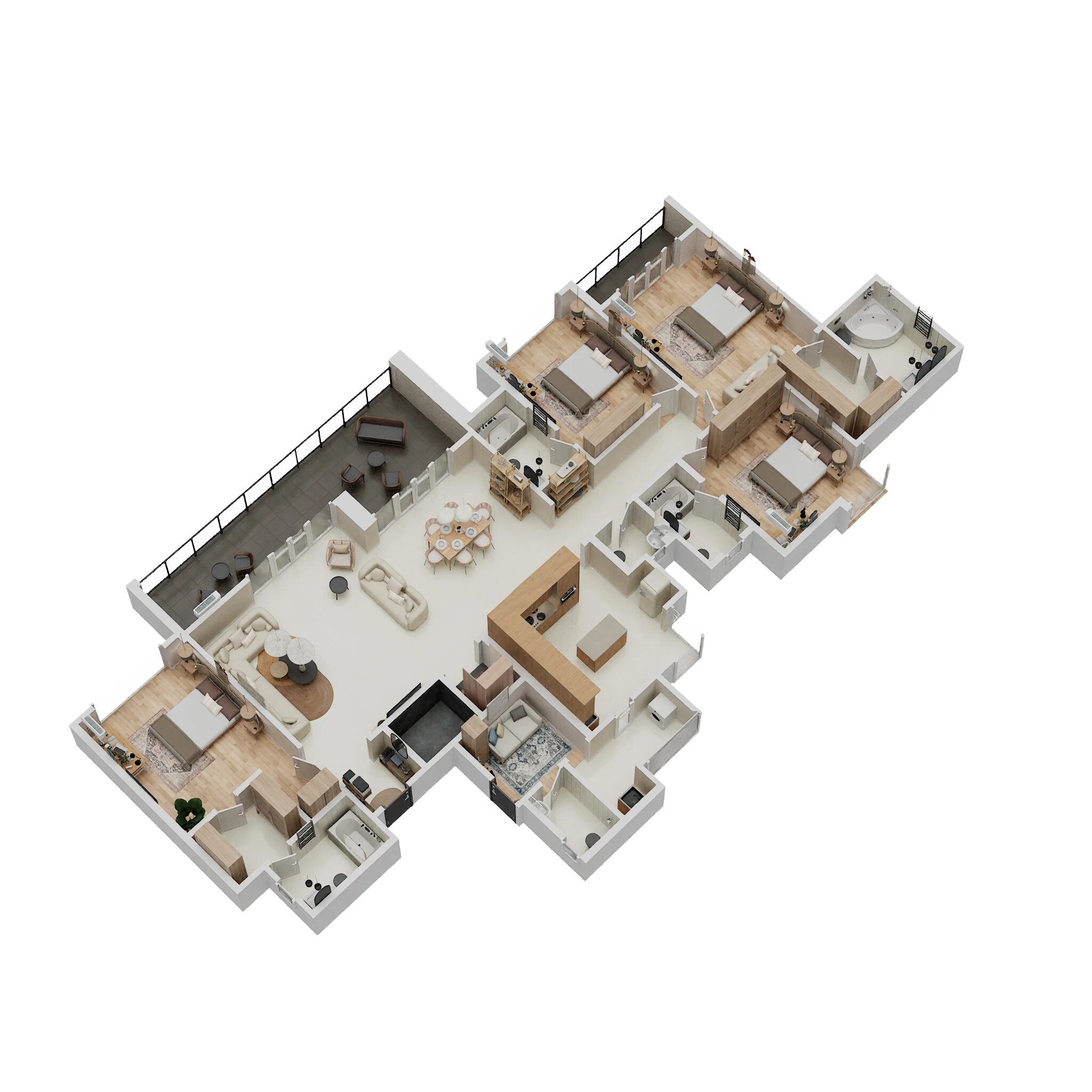 4 BHK 2452 Sq. Ft. Apartment