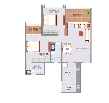  2 BHK Apartment at MJ Opera, Wakad – for Sale