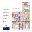Modern Blue Sapphire 3 BHK Layout
