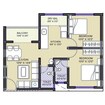 Monaarch LE Sancy 2 BHK Layout