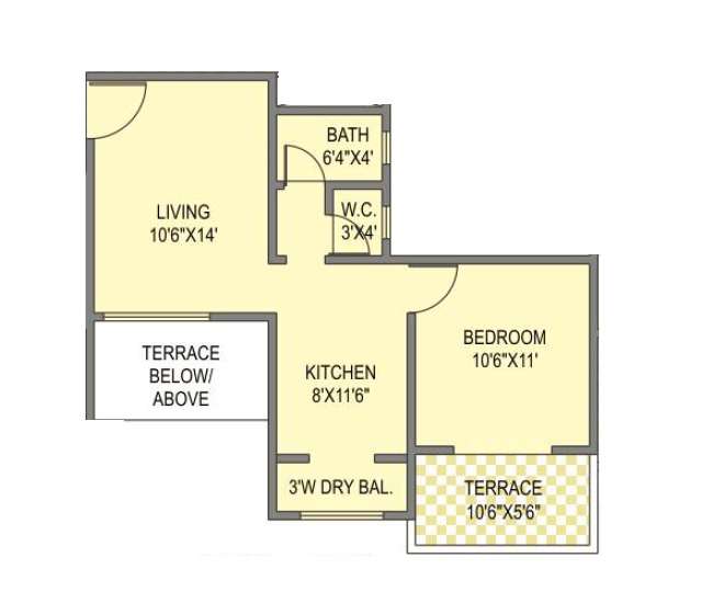 mont vert sunshine joy apartment 1 bhk 417sqft 20243105153139