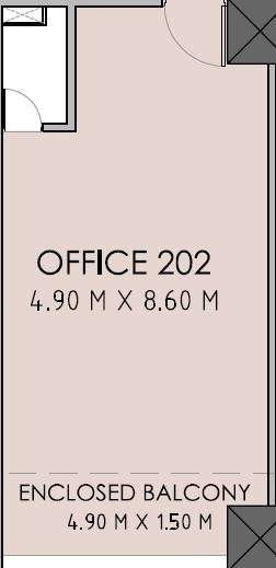 326 Sq. Ft. Office Space in Mont Vert Tropez Business Centre