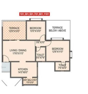  2 BHK Apartment at Mont Vert Vesta, Pirangut – for Sale