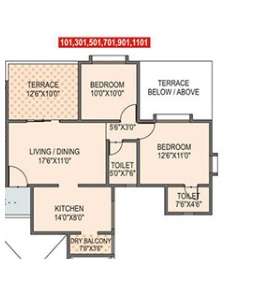 mont vert vesta apartment 2 bhk 959sqft 20203227133200