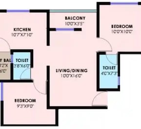 2 BHK 500 Sq. Ft. Apartment in Moraya Narmada