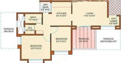 multicon the crystal castle apartment 2 bhk 885sqft 20215926115951