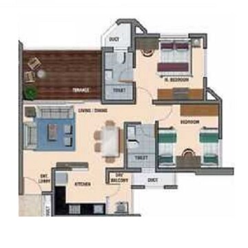  2 BHK Apartment at Naiknavare Avon Vista Balewadi, Balewadi – for Rent