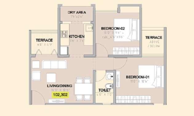 namrata aikonic 2 apartment 2 bhk 526sqft 20232024142046