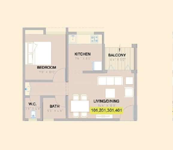 namrata aikonic apartment 1 bhk 316sqft 20234924124925