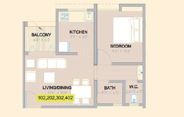 namrata aikonic apartment 1 bhk 426sqft 20234924124933