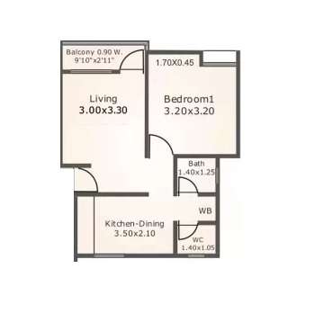namrata eco valley plus apartment 1 bhk 352sqft 20235622135632