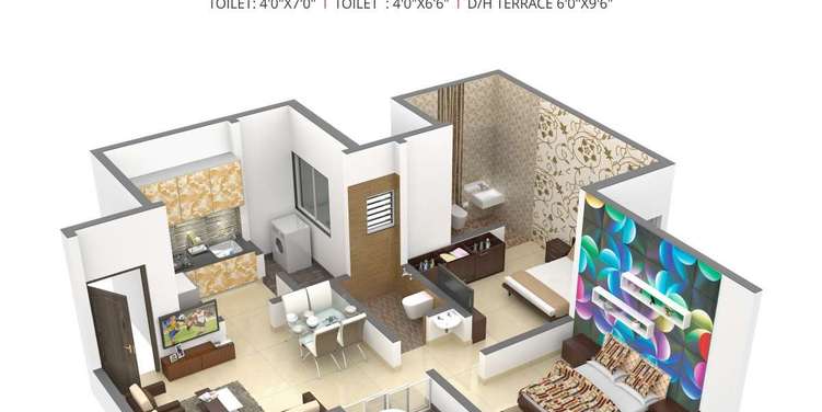 namrata happycity varale apartment 2bhk 494sqft 1