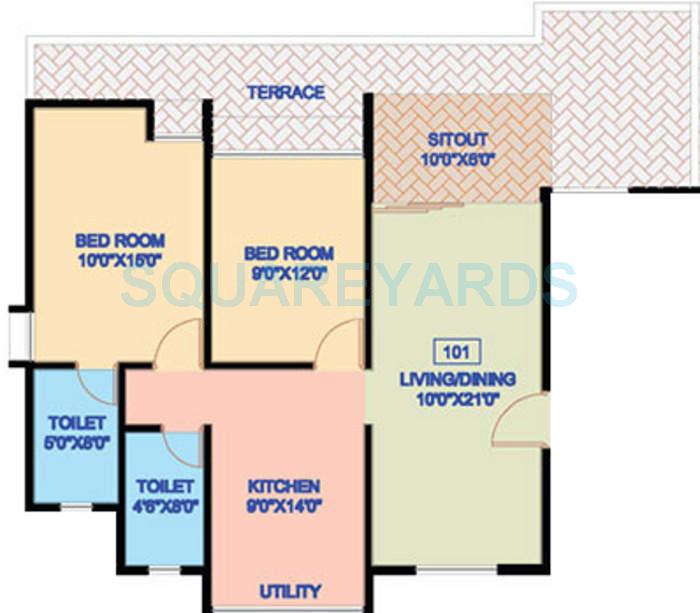  2 BHK Apartment at Nanded City Madhuvanti, Sinhagad Road – for Rent