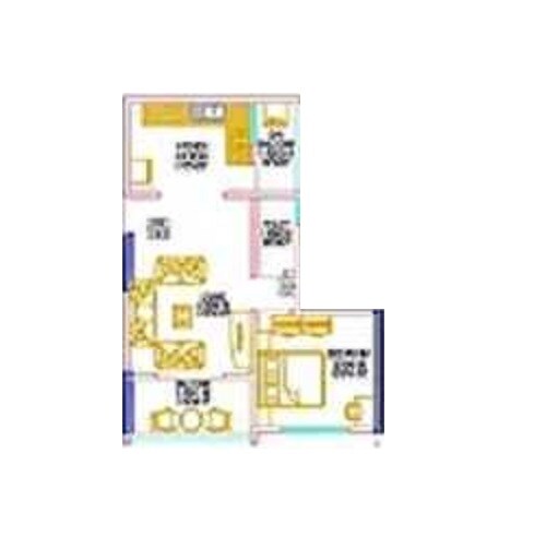 1 BHK 442 Sq. Ft. Apartment