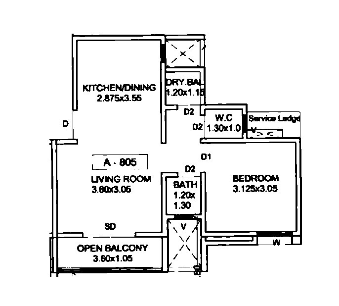 Other, new-front-48-central-park 1 Bedroom 473 Sq.Ft. Apartment In Hadapsar Pune 8109045