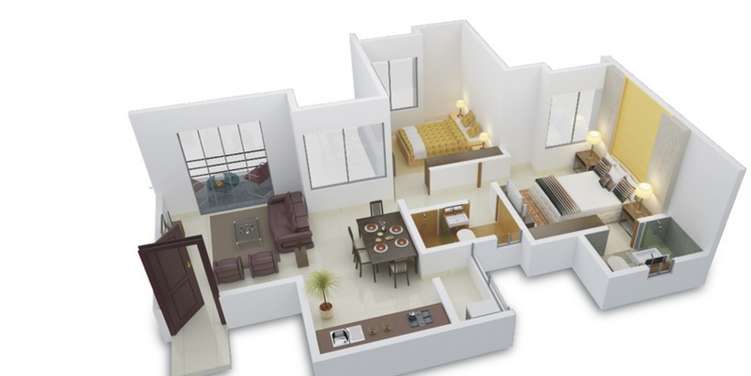 new front trademark life apartment 2 bhk 590sqft 20212528182546
