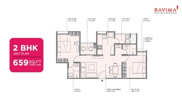  2 BHK Apartment at Newton Homes Tathawade, Tathawade – for Sale
