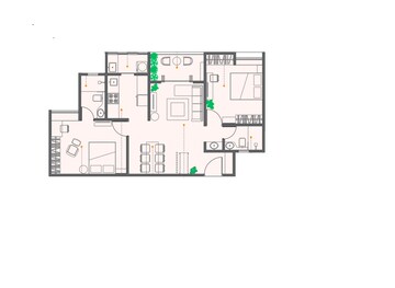  2 BHK Apartment at Newton Homes Tathawade, Tathawade – for Rent