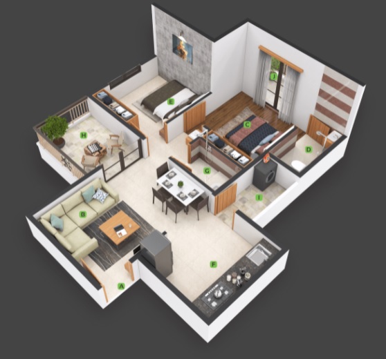 Nexus Gulmohar Floor Plans - Charholi Budruk, Pune