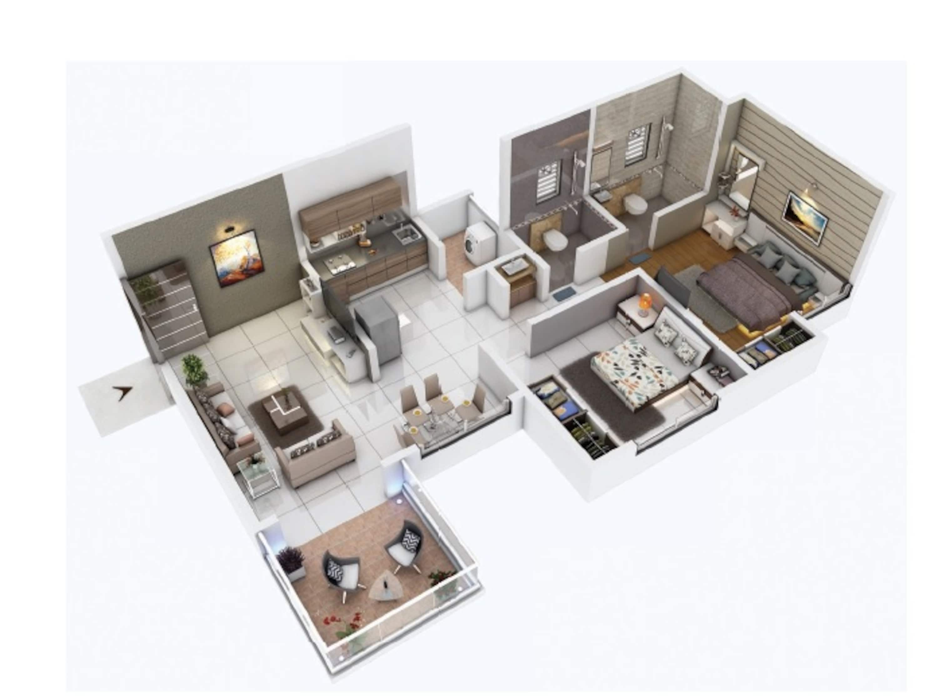 nirman milestone apartment 2 bhk 732sqft 20245807165802