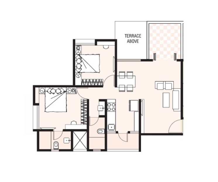 Other, nirman-silver-mist 2 Bedroom 683 Sq.Ft. Apartment In Lohgaon Pune 8842947