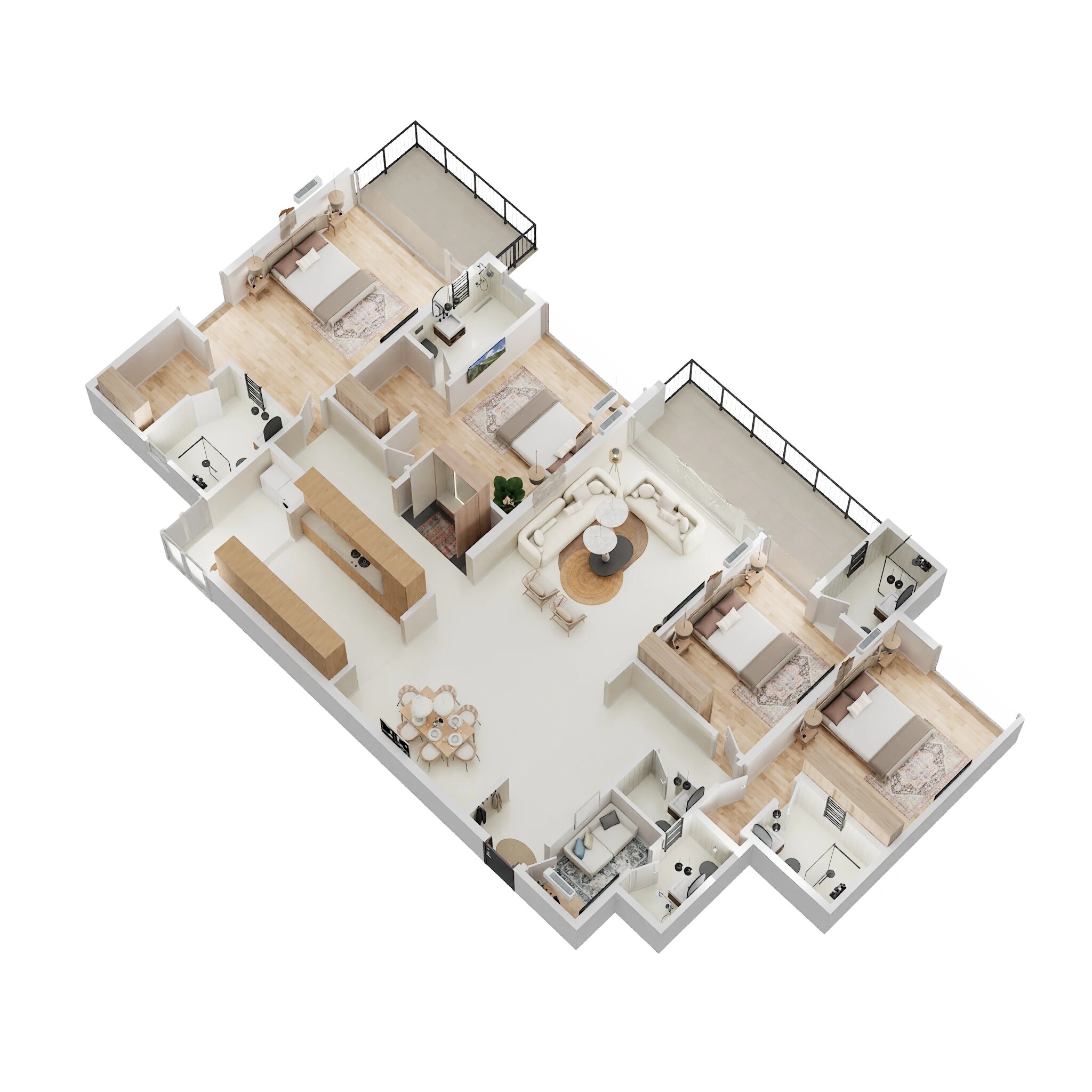 4 BHK 2341 Sq. Ft. Apartment