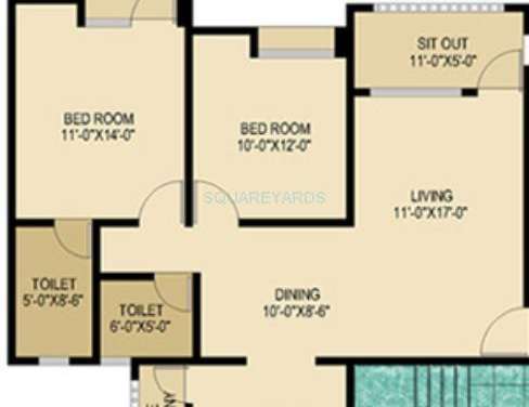 nyati enclave apartment 2bhk 1045sqft 1