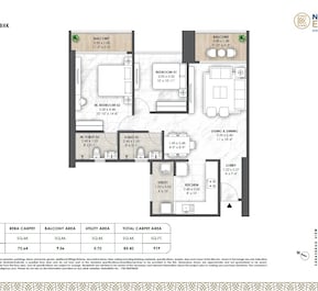 2 BHK 919 Sq. Ft. Apartment in Nyati Evania