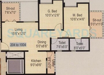  2 BHK Apartment at Nyati Iris, Mohammadwadi – for Rent