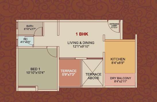 1 BHK 466 Sq. Ft. Apartment in Om Shriniwas Venkatesh Classic
