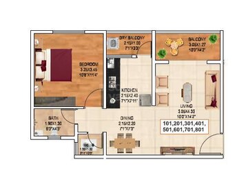  1 BHK Apartment at Om Yashodham, Ravet – for Rent