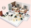 Omkar Bliss 2 BHK Layout