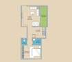 Palande Swanand Residency 1 BHK Layout