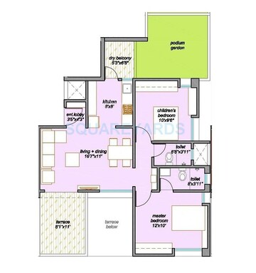  2 BHK Apartment at Palm Atlantis, Wagholi – for Rent