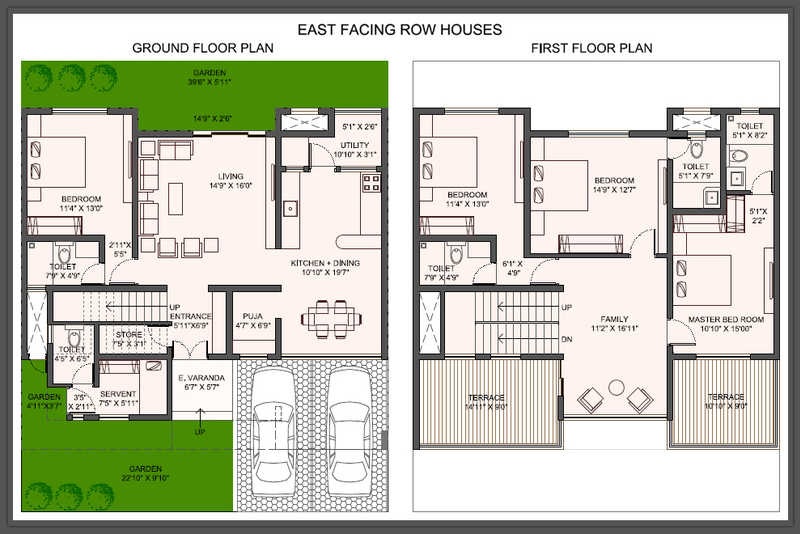 Panama Silver Stone Row Houses Phase II 4 BHK Layout