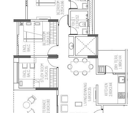 paranjape azure apartment 3 bhk 627sqft 20215906135928