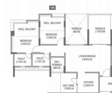 paranjape azure aster g and h apartment 2bhk 655sqft21