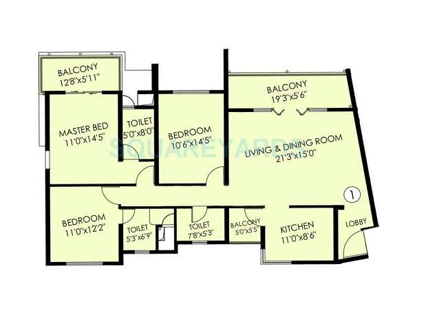 paranjape blue ridge apartment 3 bhk 890sqft 20215714225708