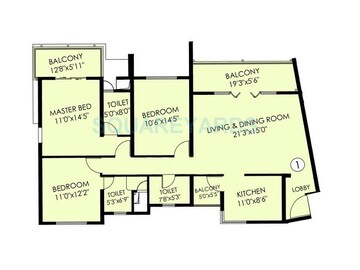  3 BHK Apartment at Paranjape Blue Ridge, Hinjewadi – for Sale