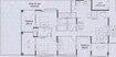 Paranjape Crystal Tower 3 BHK Layout