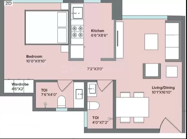 Paranjape Schemes Azure 1 BHK Layout