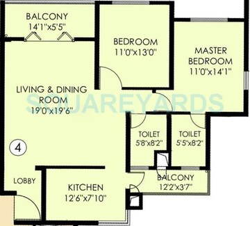  2 BHK Apartment at Paranjape Schemes Blue Ridge, Bhoirwadi – for Rent