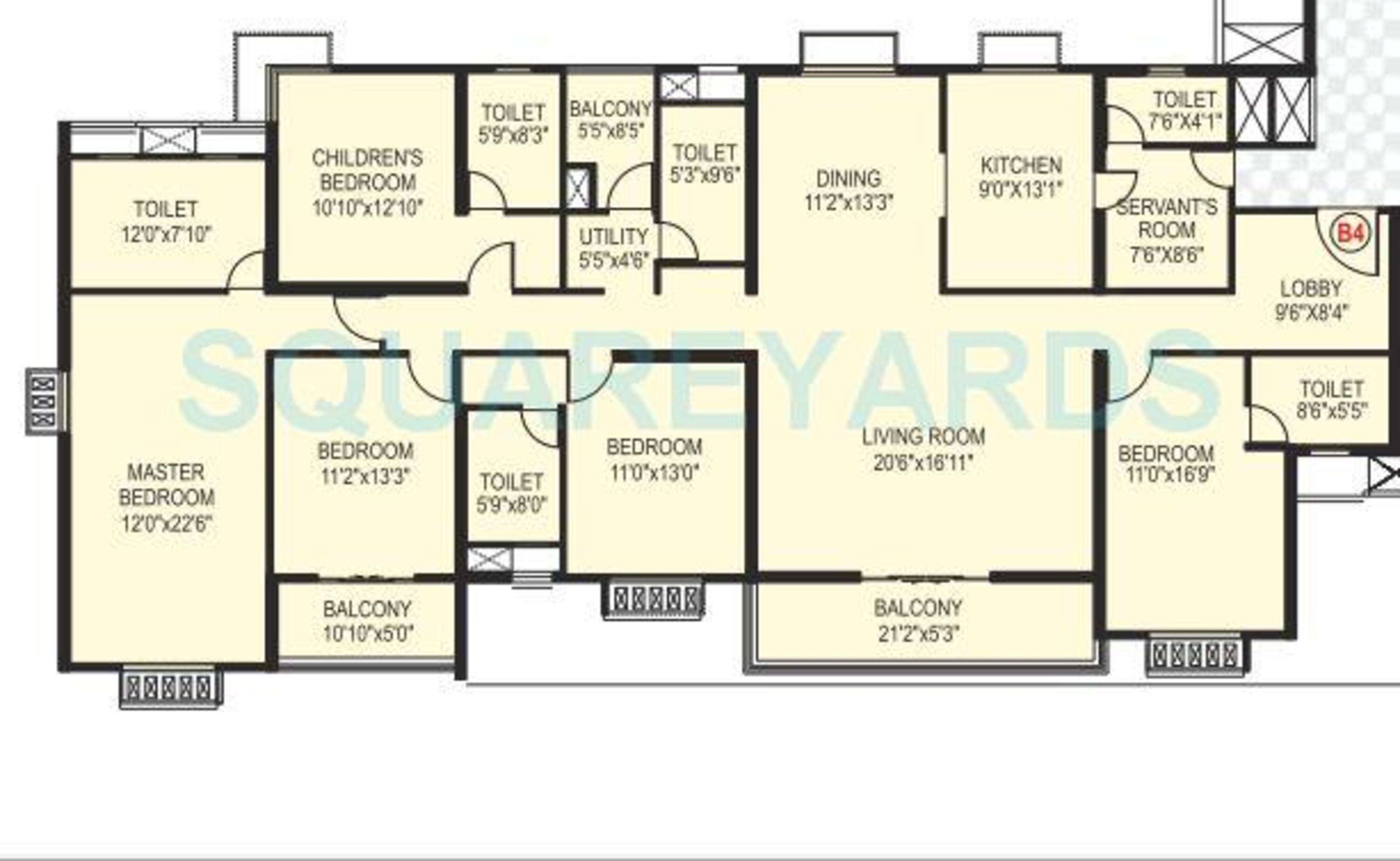 paranjape schemes blue ridge apartment 5bhk 3102sqft1